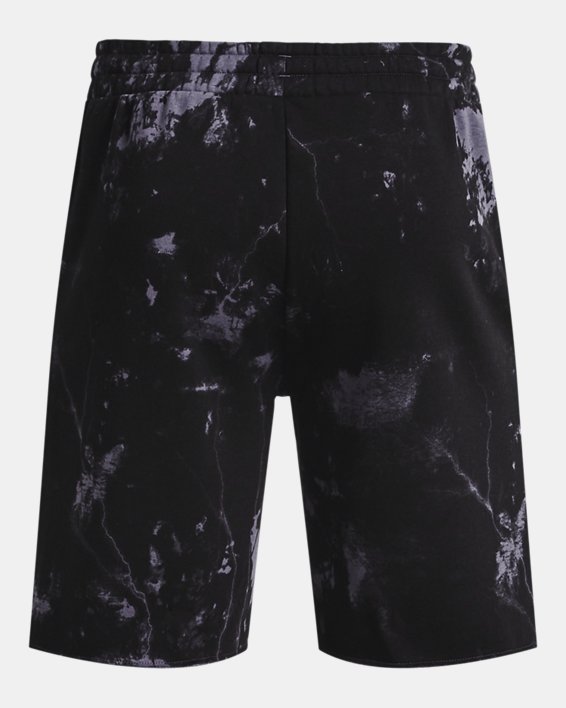 Men's Project Rock Rival Fleece Shorts, Black, pdpMainDesktop image number 5